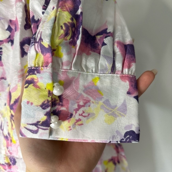 NEW With Tags Lait Floral Bubble Ruffle Mini Dress! - Picture 4 of 11